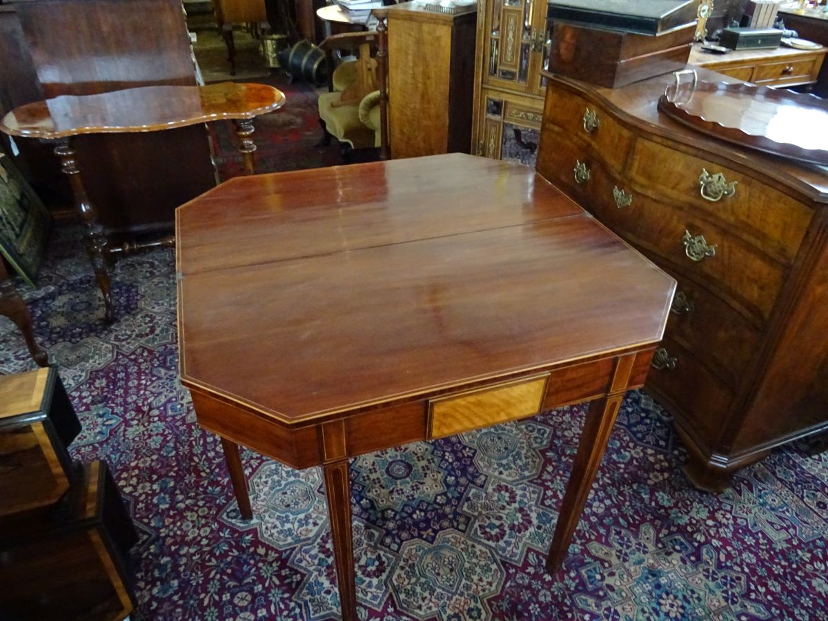 Sheraton period tea table